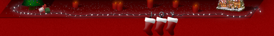 Graphic: Christmas Tree, Candles, Stockings, Gingerbread House, Lights, Presents